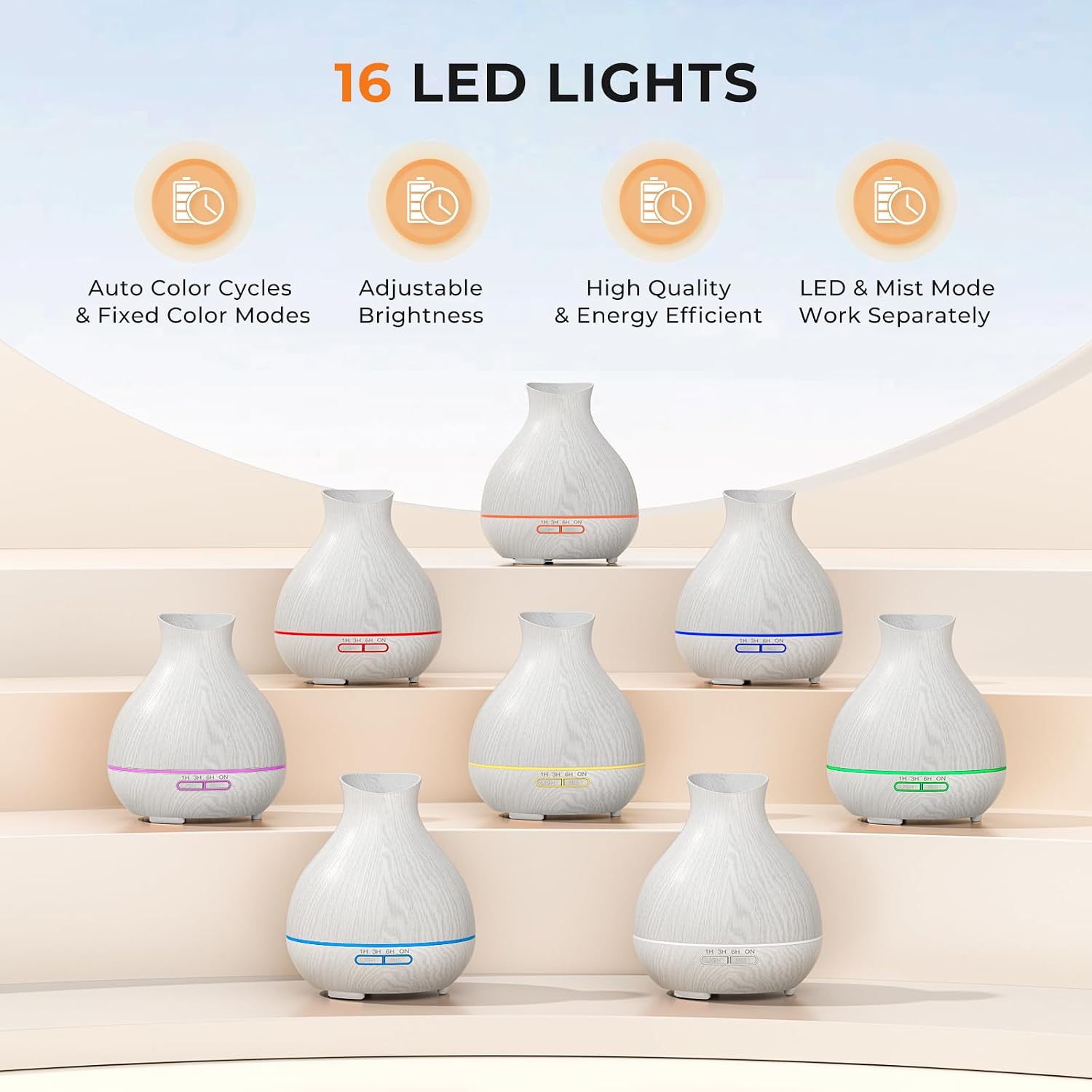 Thumbnail 4 de BZseed Aromatherapy Diffuser 550ml for Large Room 🕯
