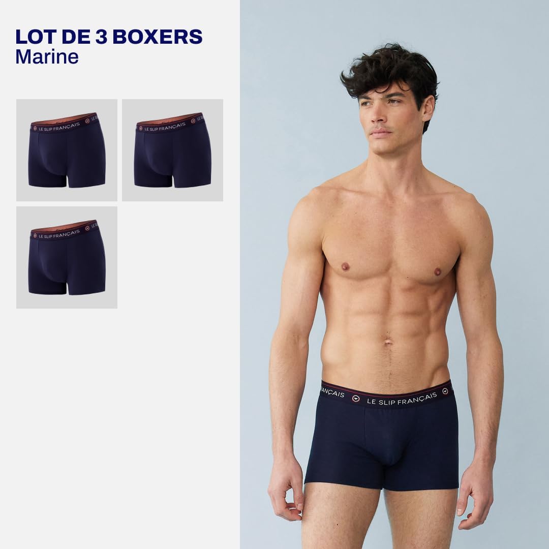 Thumbnail 1 de Le Slip Français Lot de 3 Boxers – coton élasthanne, fabriqués en France