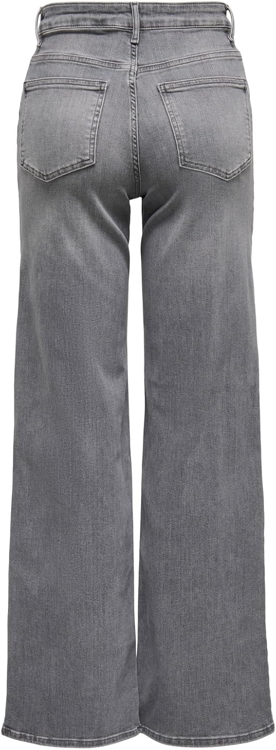 Detalle de ONLY Female Jeans ONLMADISON: Jeans mit weitem Bein, Hohe Taille