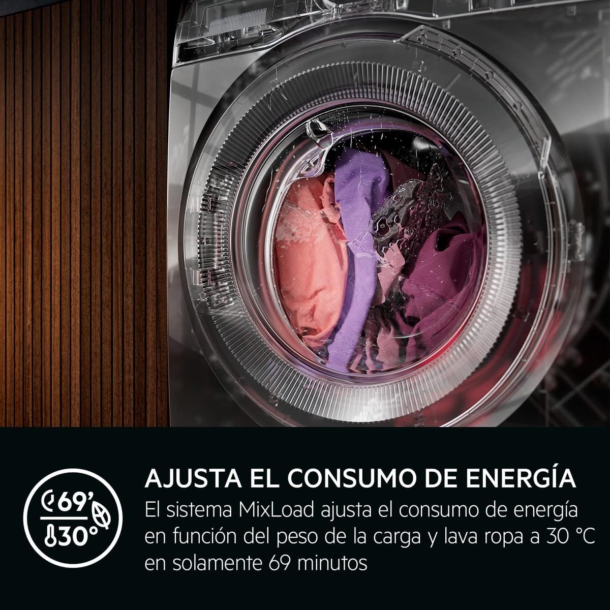 Thumbnail 5 de AEG LFR6114O4B Lavadora 10 Kg con Vapor y Programa Rápido 💧