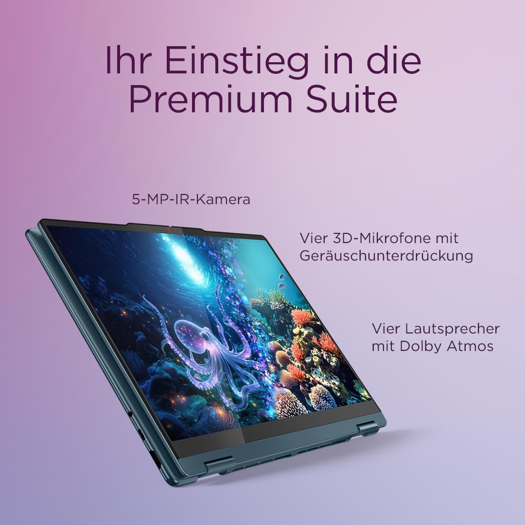 Thumbnail 6 de Lenovo Yoga 7 2-in-1 Laptop | OLED-Display, AI-Unterstützung und 16 GB RAM