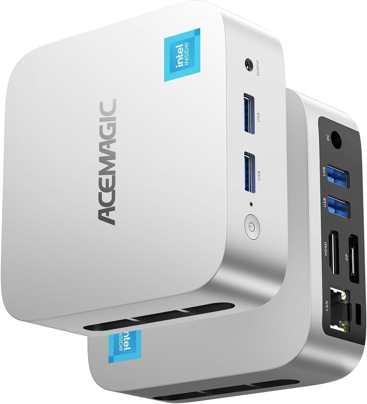 Detalle de ACEMAGICIAN Kron K1 Smallest Mini PC Windows 11 Pro: compact power for work and light gaming