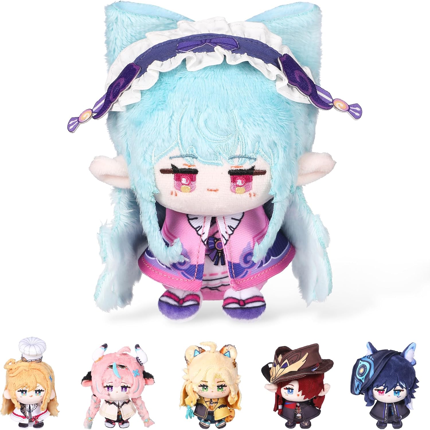 Detalle de UTIEHD Anime Spielcharakter Rucksackanhänger – Niedlicher 10 cm Sammler Schlüsselanhänger für Fans