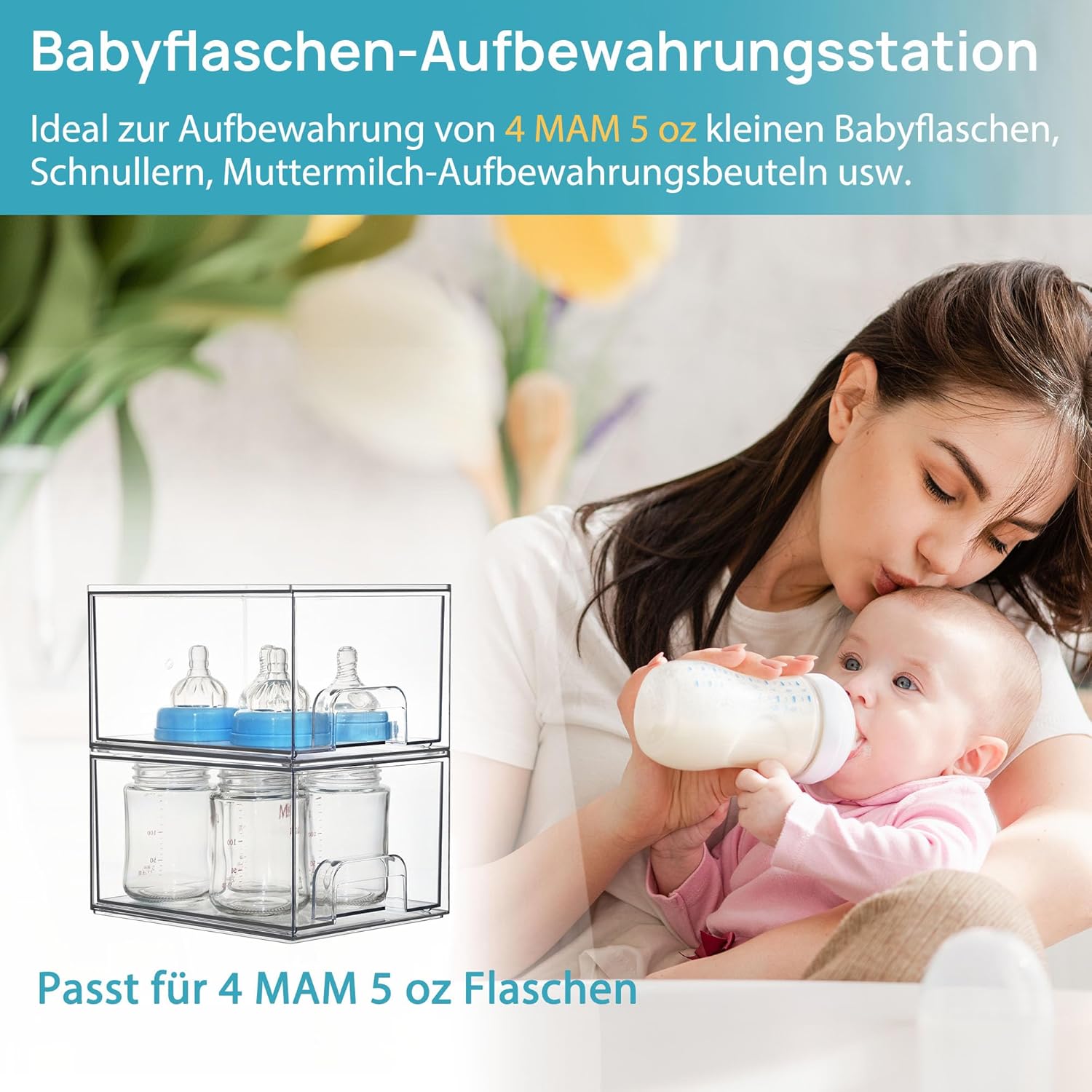 Thumbnail 6 de Vtopmart 4er-Set Aufbewahrungsboxen 4 Stück 🧺