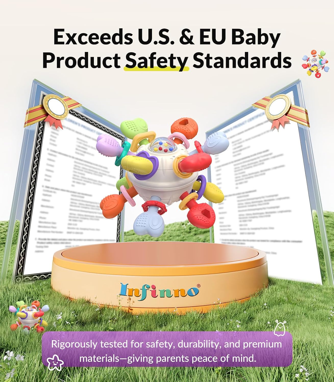 Thumbnail 4 de Baby Silicone Teething Toy 0-12 months