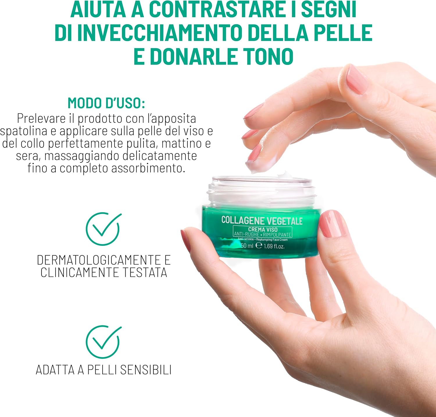 Detalle de Equilibra Collagene Vegetale Crema Viso 50 ml
