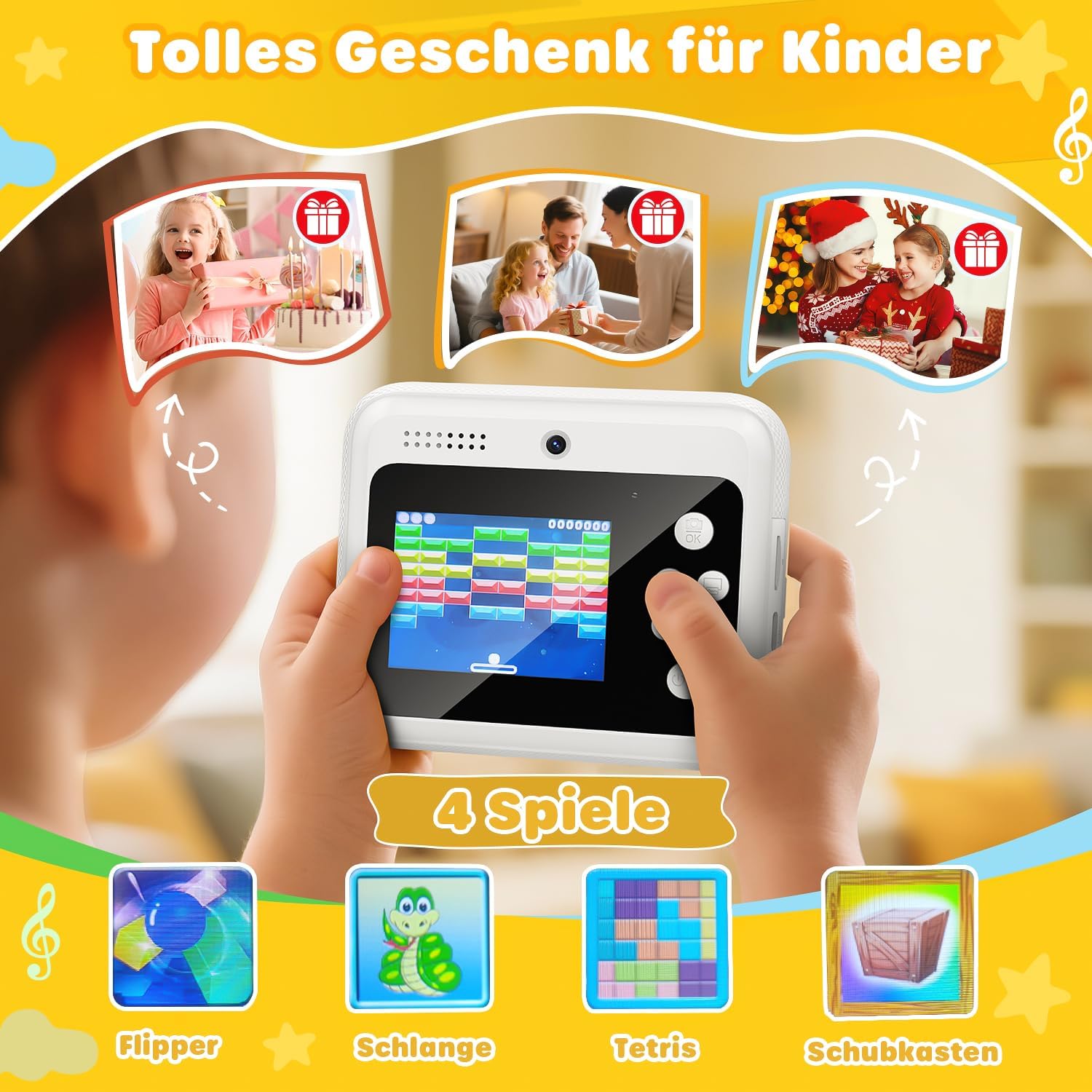 Thumbnail 4 de FNITAER Kinderkamera 48MP mit Sofortdruck