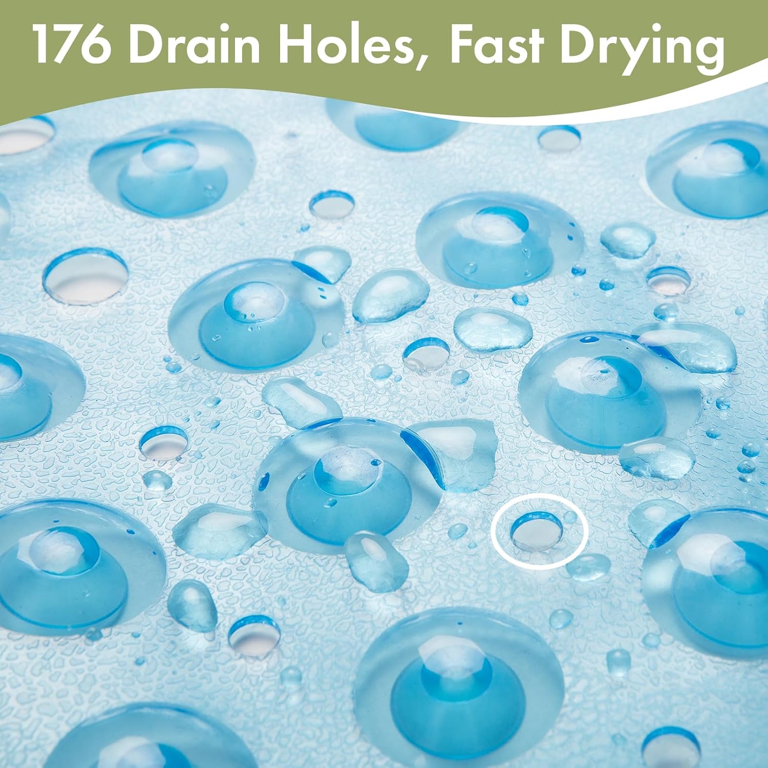 Detalle de AmazerBath Non-Slip Shower Mat 40 x 16 Inches