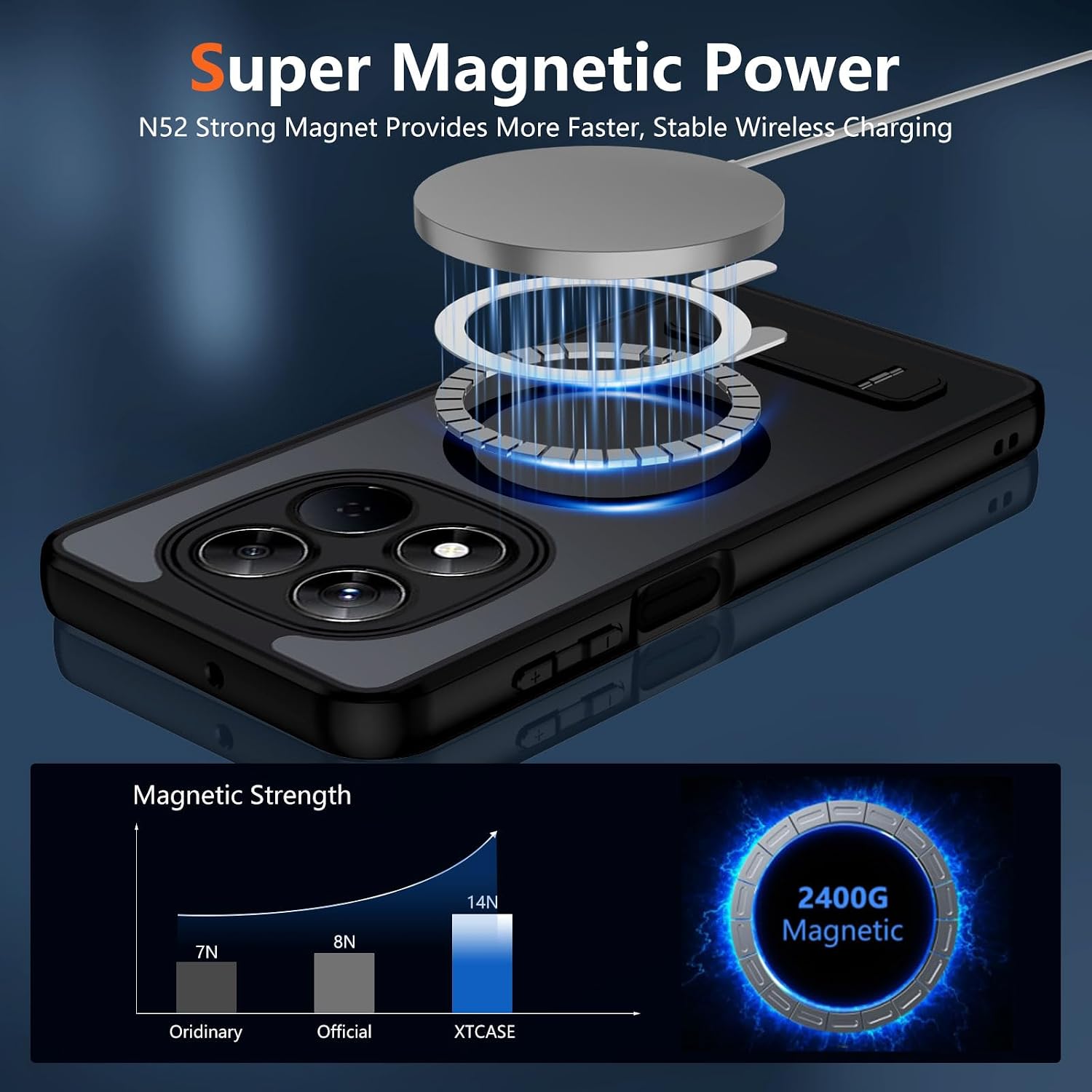 Detalle de XTCASE Coque Magnétique pour Redmi Note 15 Pro 5G