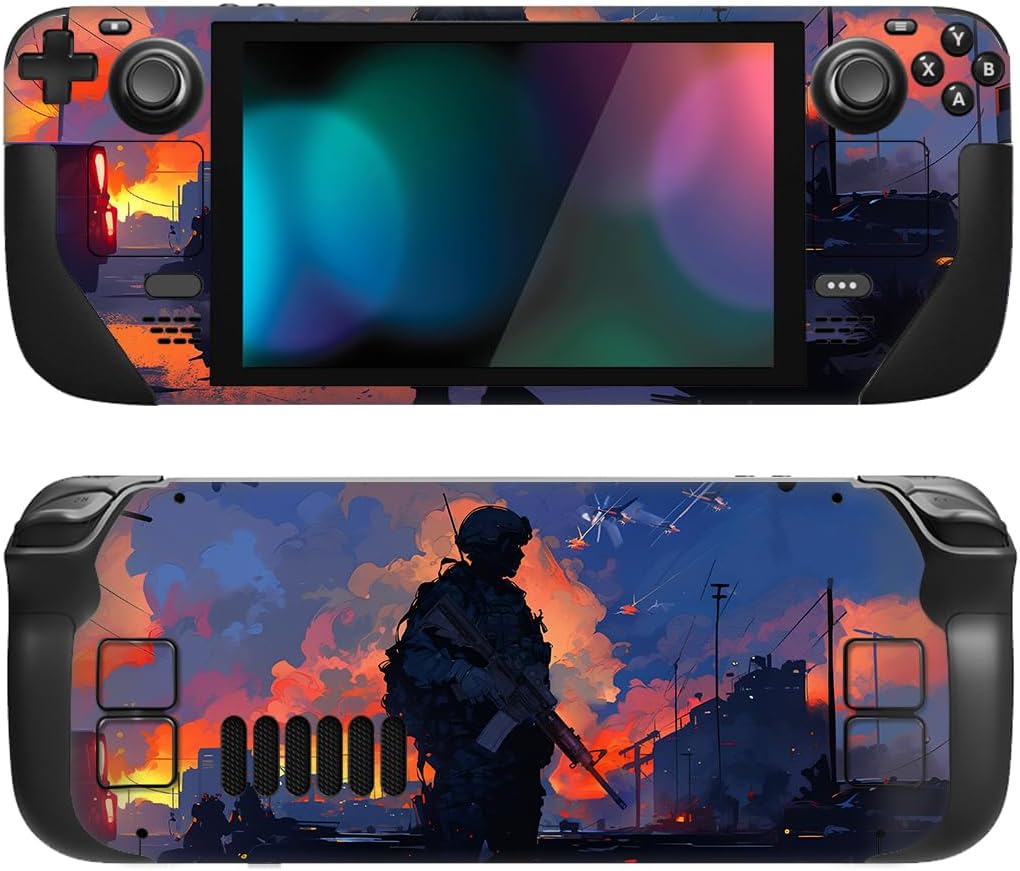 Thumbnail 6 de PlayVital Full Set Protective Skin Decal for Steam Deck LCD and OLED — Blood Splash