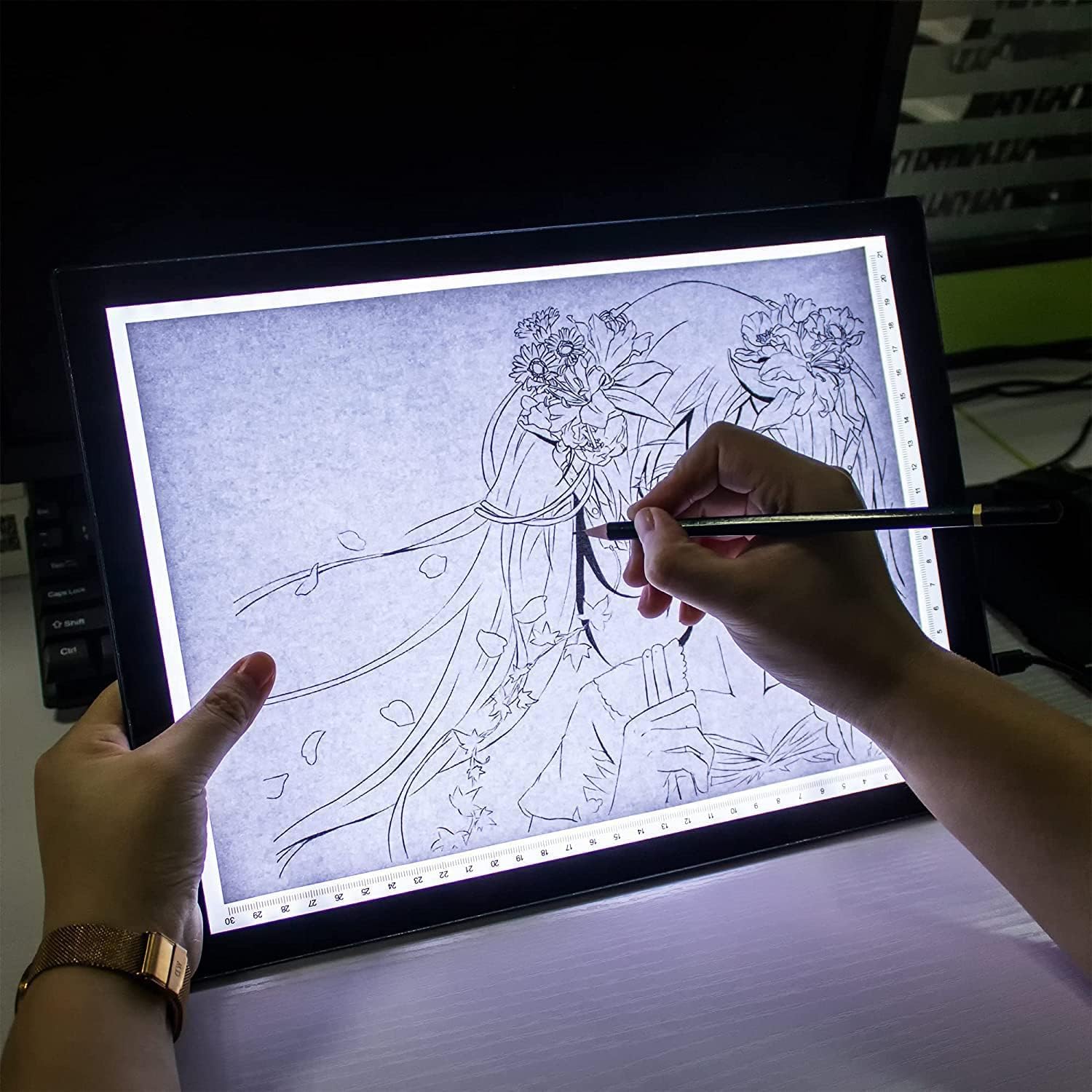 Detalle 2 de A4 Light Box Drawing with Adjustable Brightness