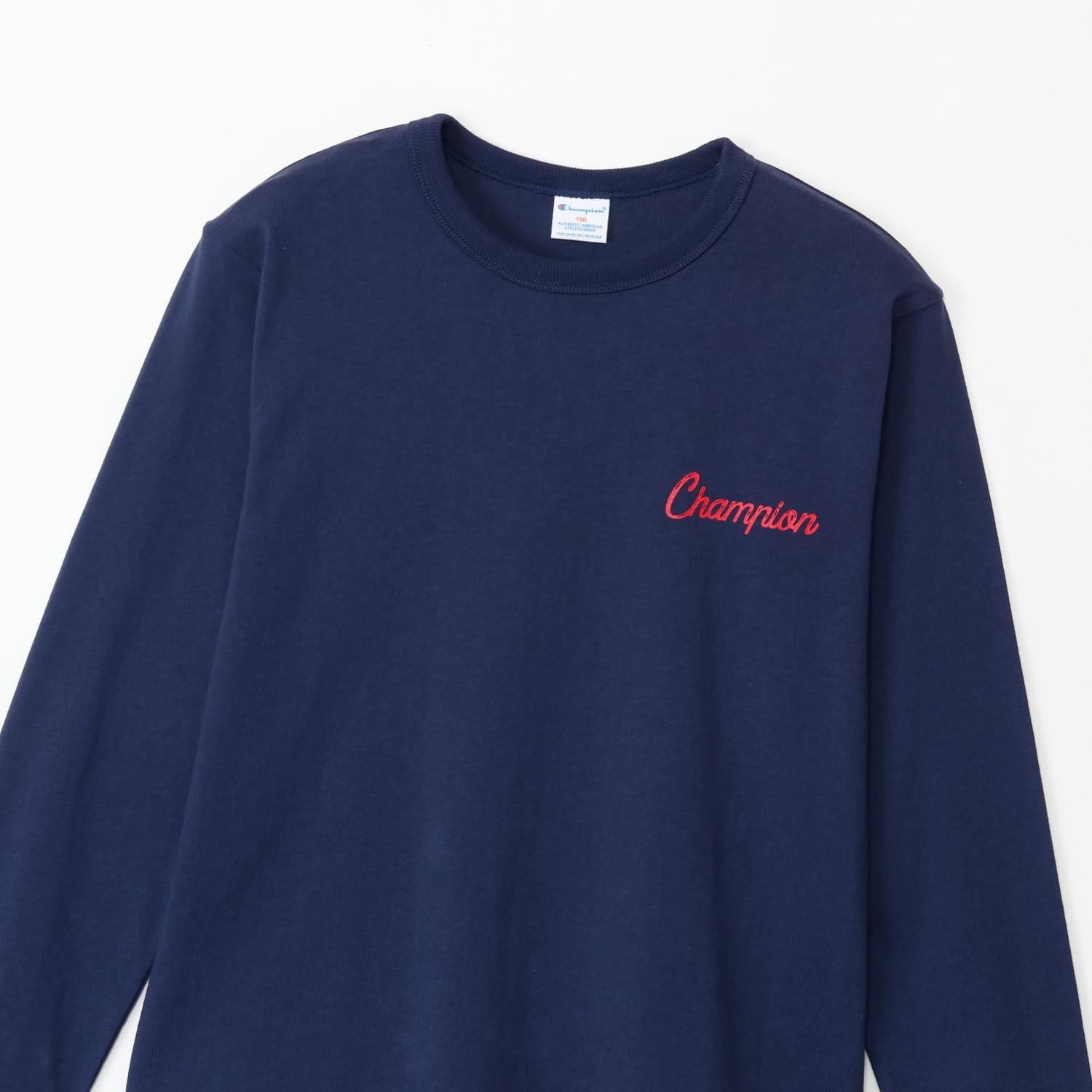 Thumbnail 4 de Champion CKSX407Z/CKSX407ZJ キッズ ロングスリーブTシャツ 綿100％・ロゴプリント・リラックスフィット