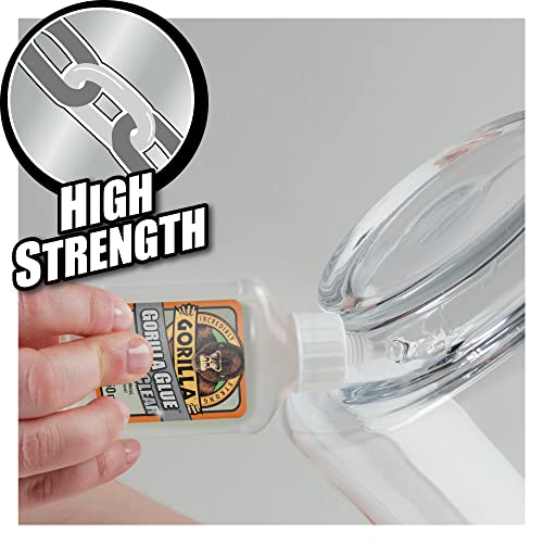 Detalle 2 de Gorilla Glue Clear 110ml — a versatile, crystal-clear adhesive with non-expanding formula