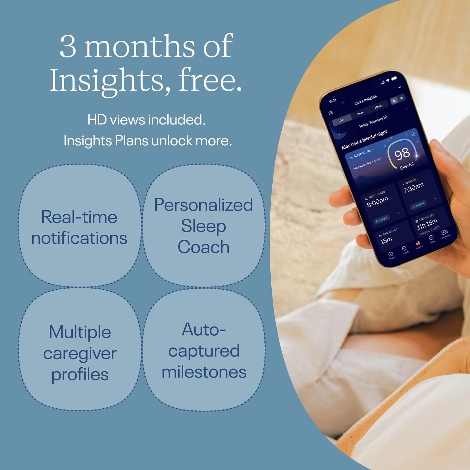 Thumbnail 6 de Nanit baby monitor with 1080p camera