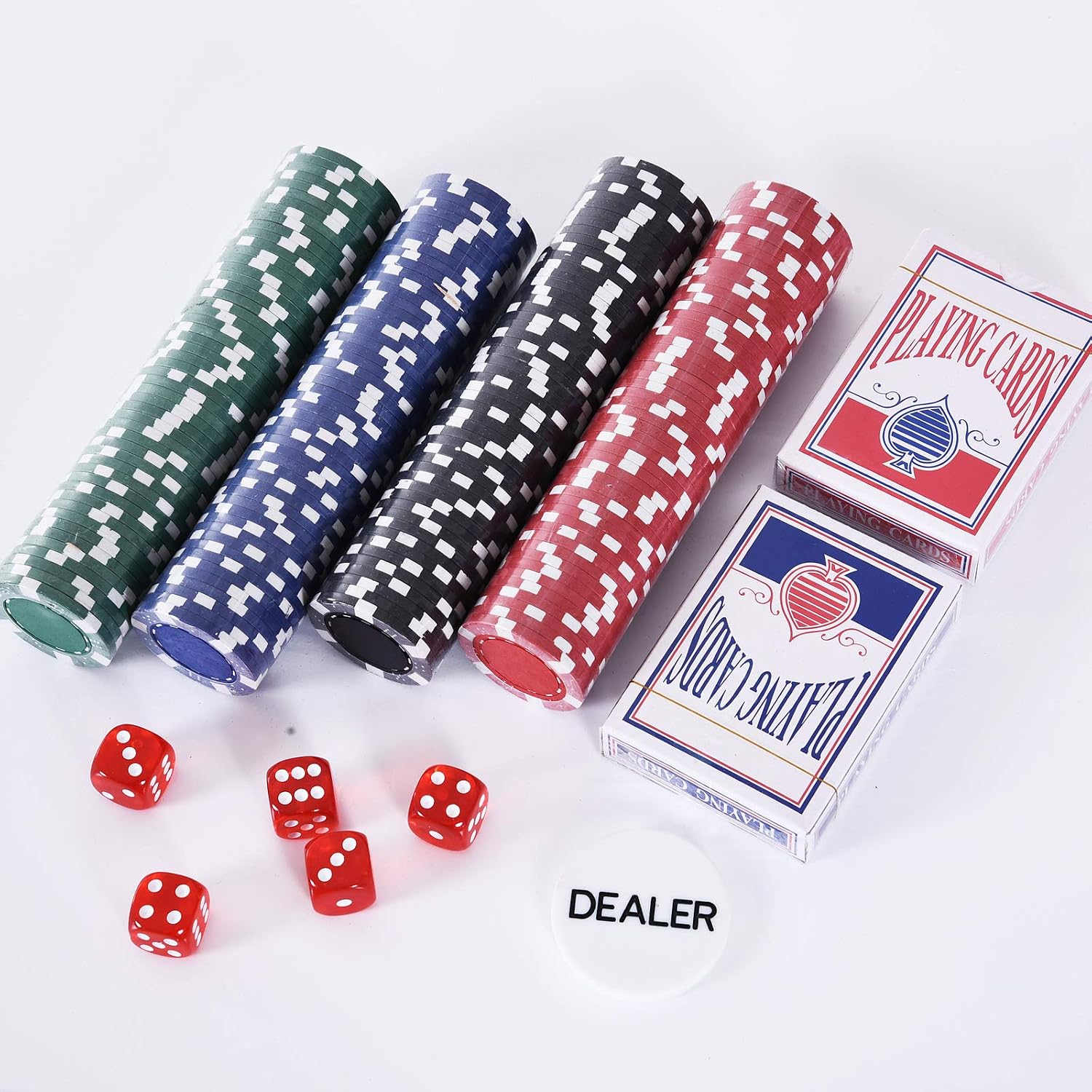 Thumbnail 5 de Mallette de Poker HOMCOM Coffret de Poker Complet – 200 jetons et accessoires en aluminium