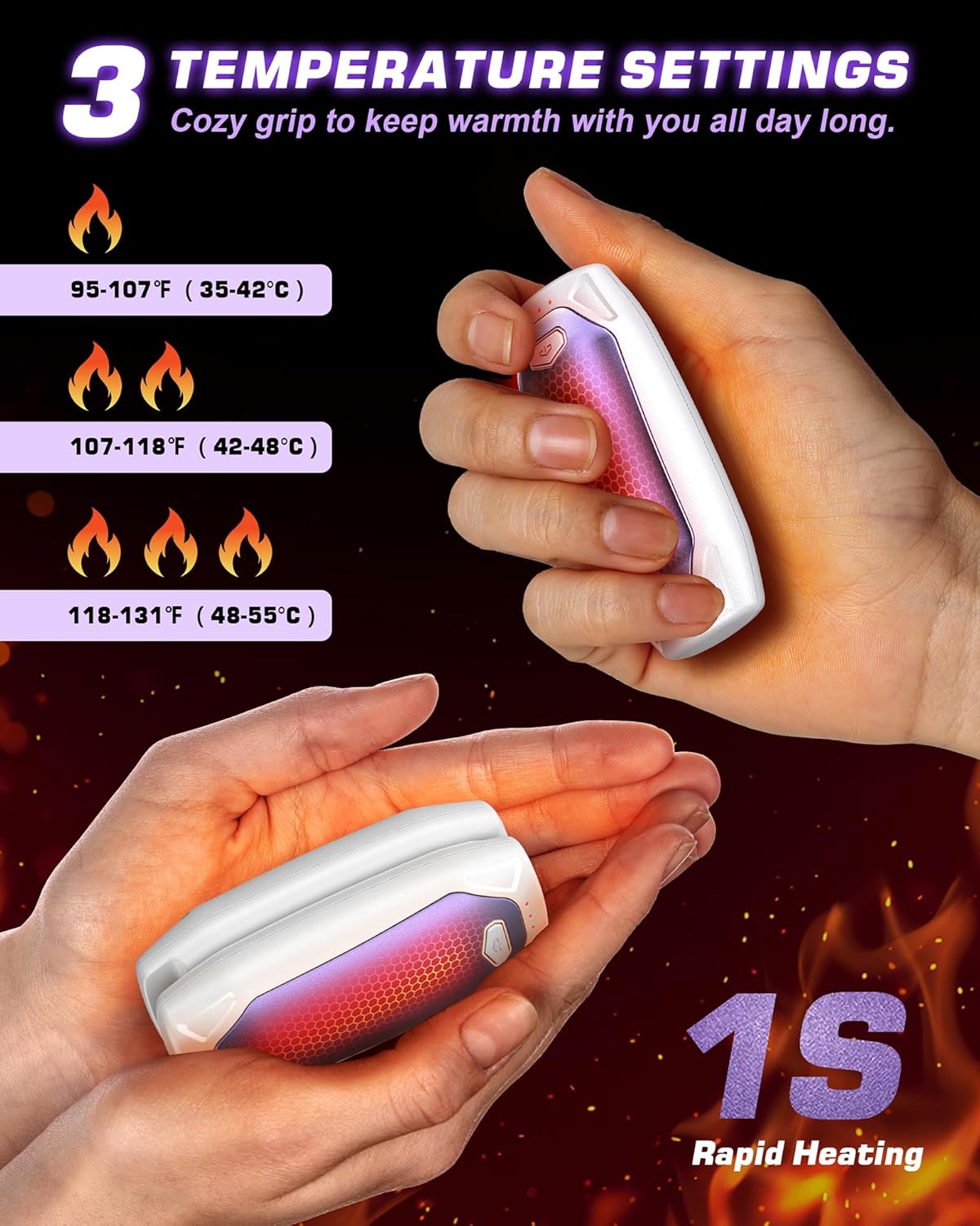 Thumbnail 3 de Kesguar Hand Warmers 14000mAh rechargeable