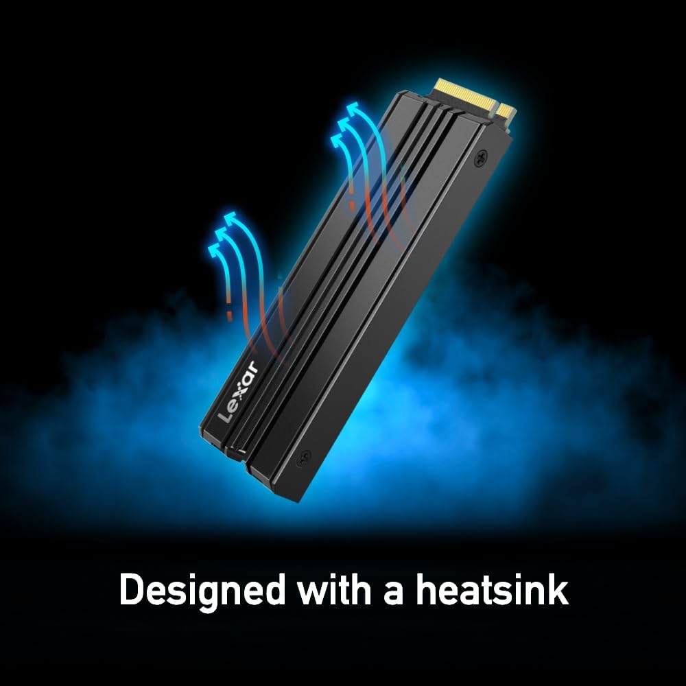 Thumbnail 4 de Lexar NM790 LNM790X001T-RN9NU 1TB NVMe SSD, Heatsink, PCIe Gen 4x4