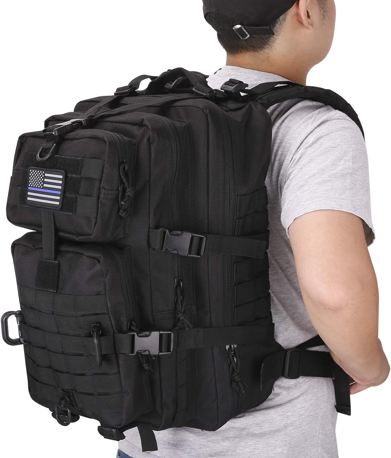 Thumbnail 6 de Hannibal Tactical Militär Taktischer Rucksack Cooper 40L – Robuster Begleiter für Outdoor, Go-Bag und Alltag