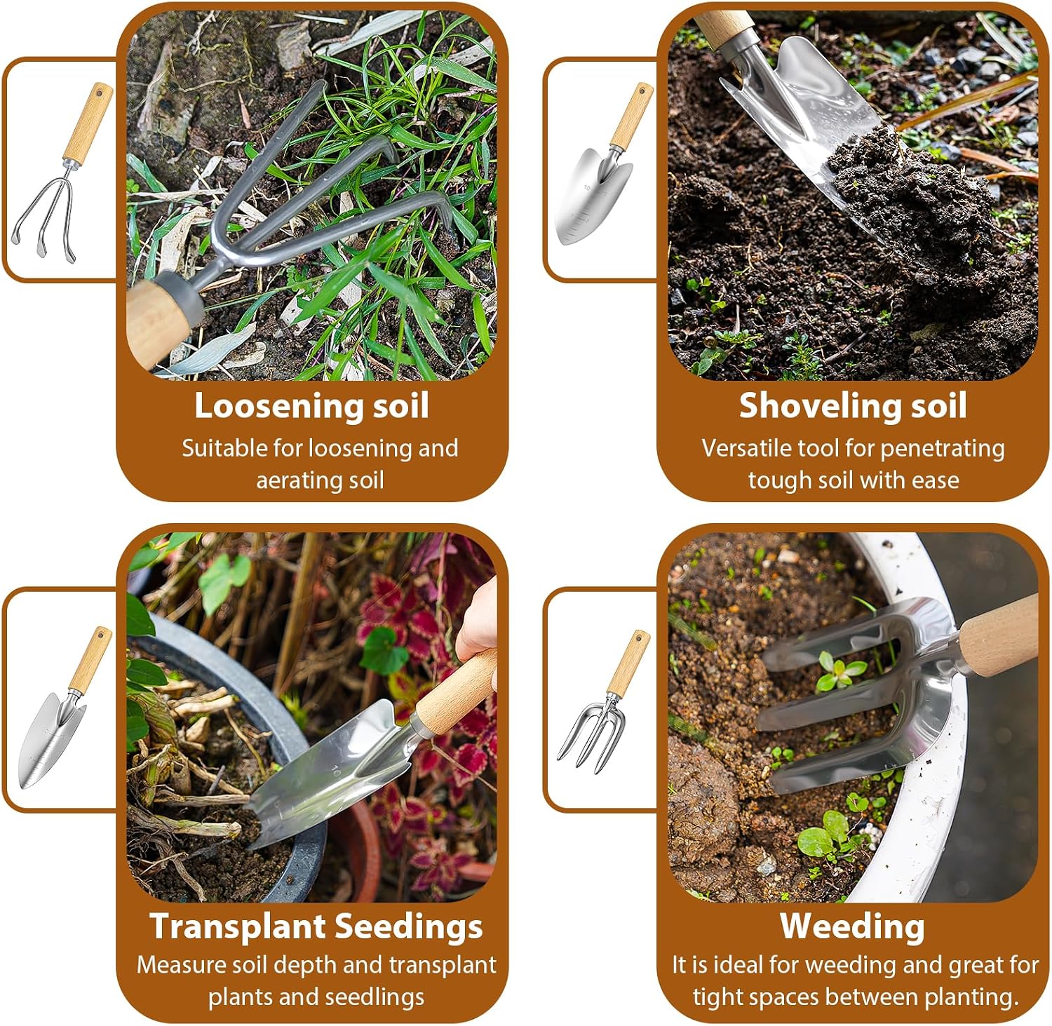 Thumbnail 3 de Fixmend Garden Tools Set 9-piece