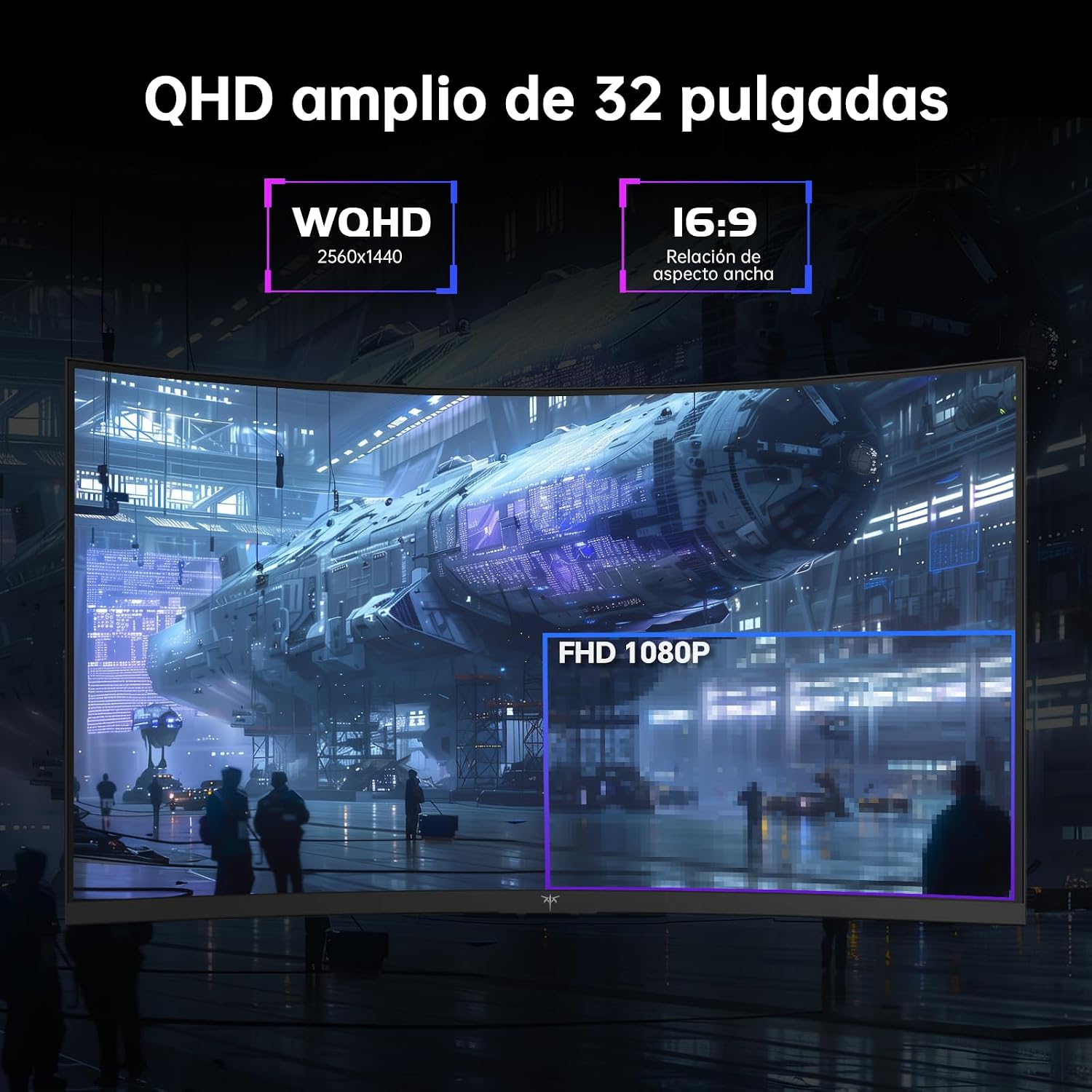 Detalle 2 de KTC H32S5 Monitor gaming 32" QHD 185Hz