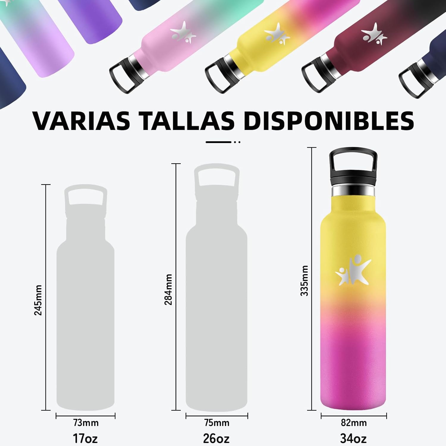 Thumbnail 5 de Grsta botella agua acero inoxidable 1 L