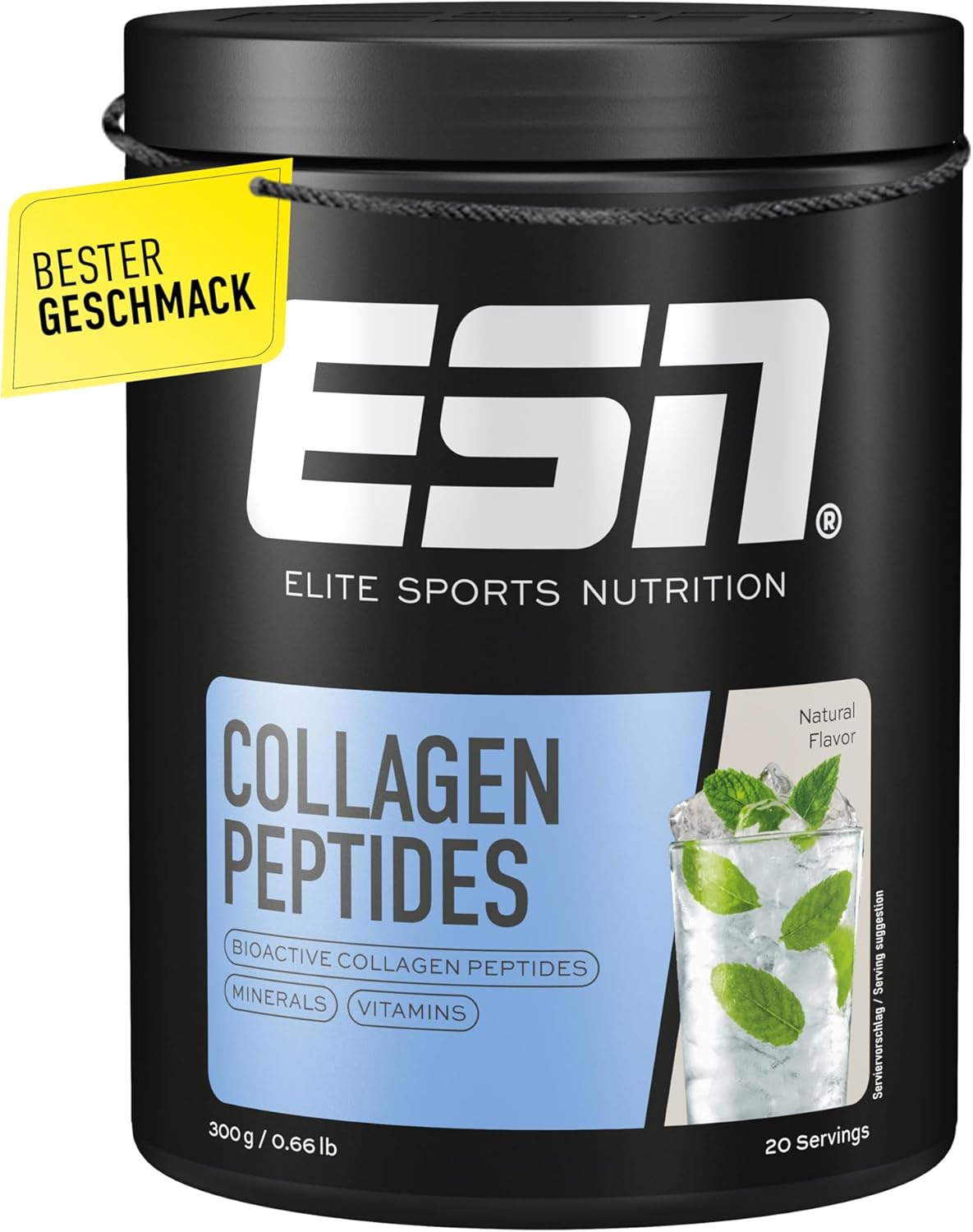 Detalle de ESN Collagen Peptides Natural 300 g – Made in Germany