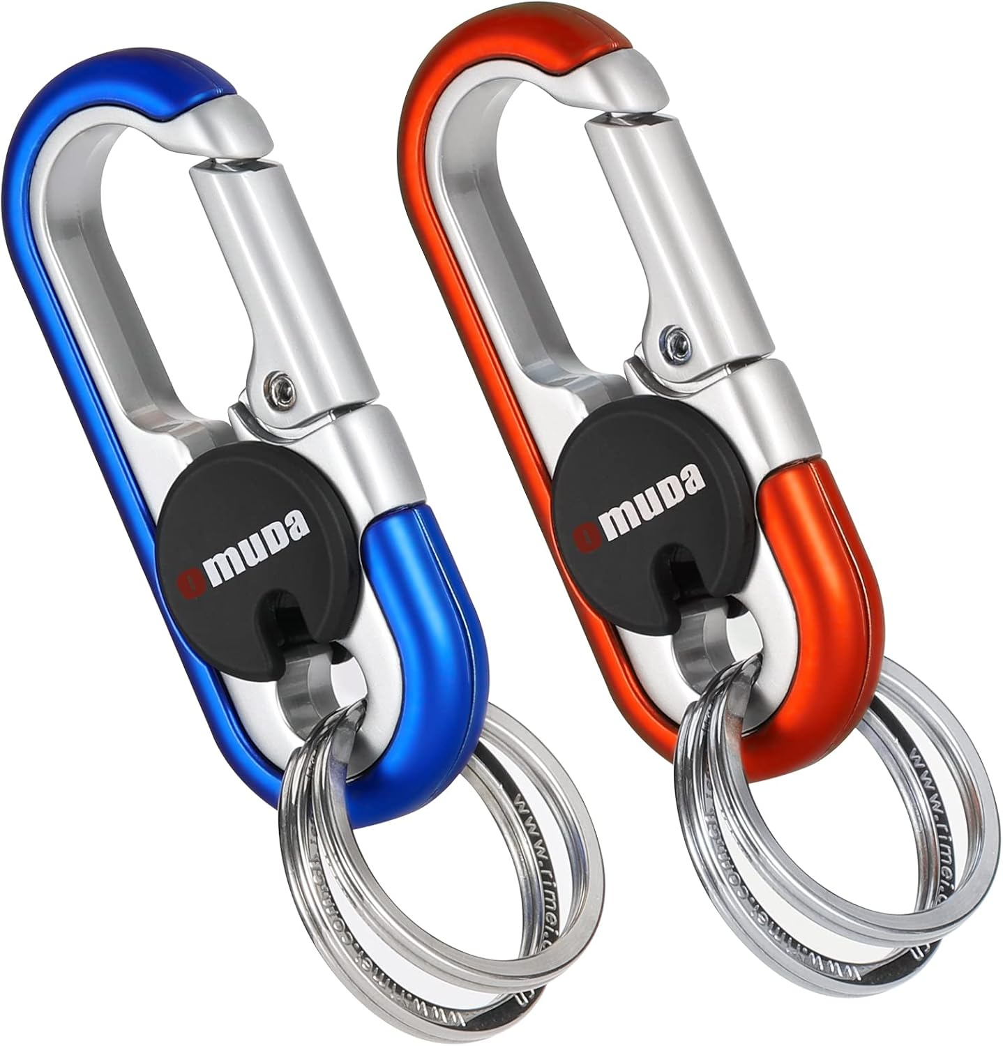 Thlevel Schlüsselanhänger Karabiner – Rostfreier Stahl, 2er-Set