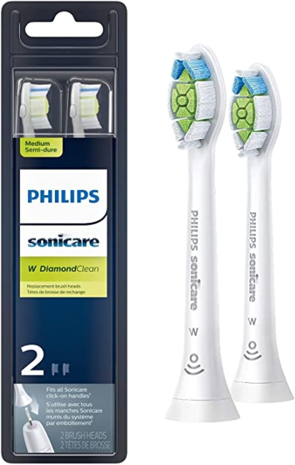 Detalle 1 de Philips Sonicare DiamondClean Replacement Heads 4-Pack HX6064/65 🪥