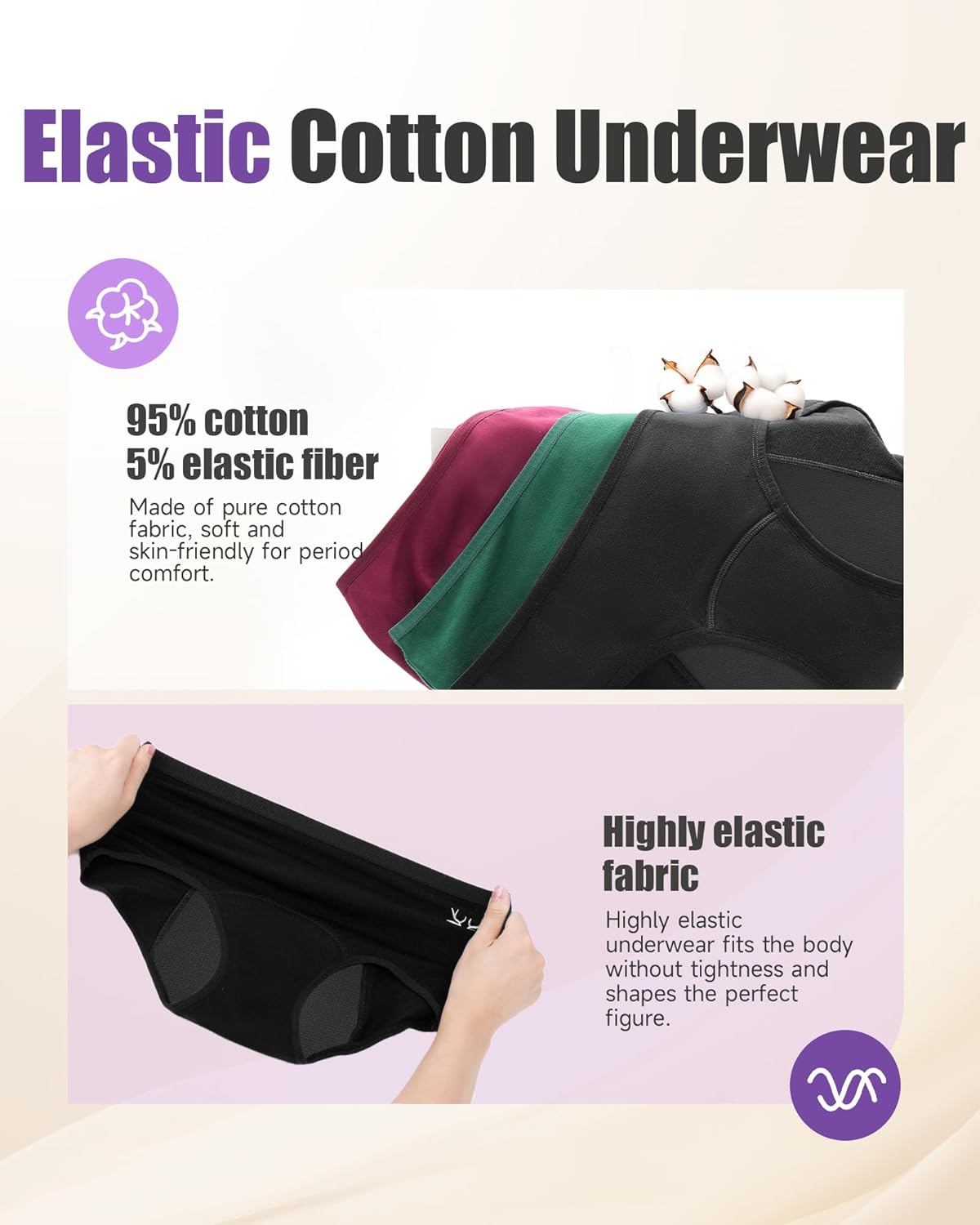 Thumbnail 6 de TANSTC Bragas Menstruales Algodón 60ML Pack 3