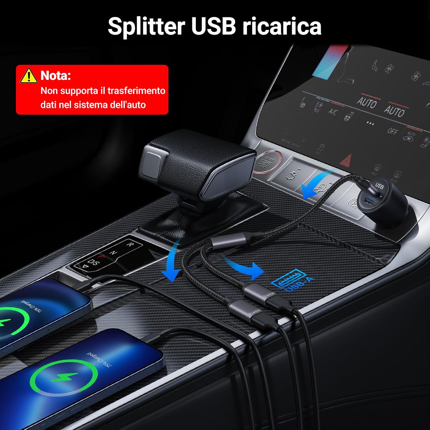 Thumbnail 5 de KiWiBiRD sdoppiatore USB doppio 2 porte