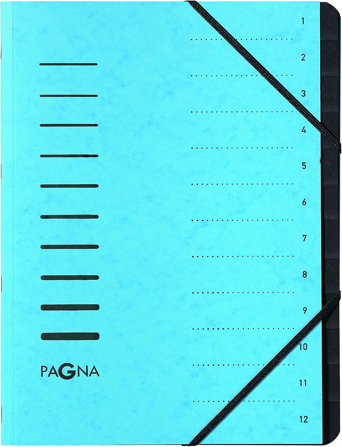 Detalle 2 de Pagna Lot de 3 classeurs de rangement assortis – bleu clair, gris clair et rose foncé (A4)