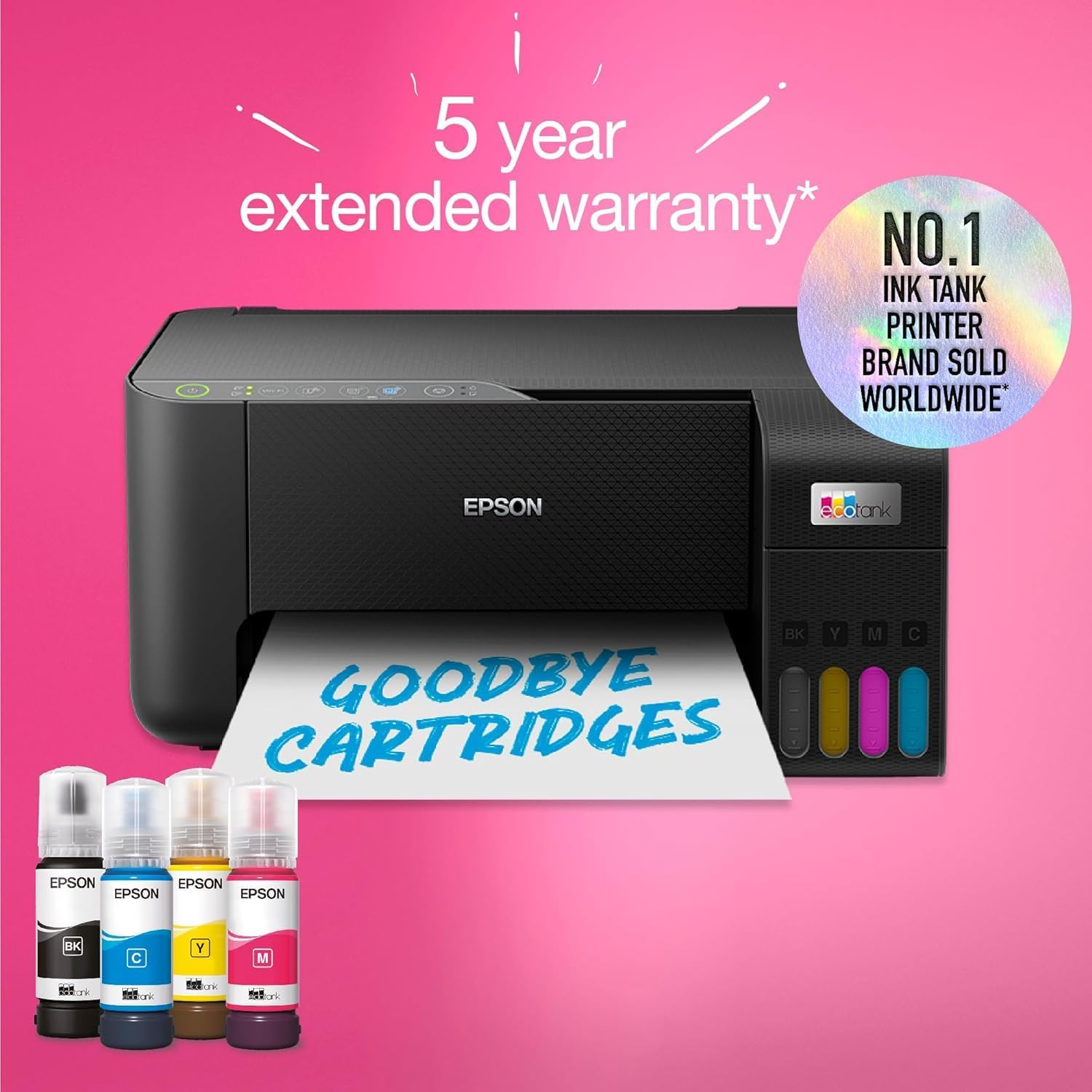 Thumbnail 4 de EcoTank ET-2860 ink tank printer 3 years