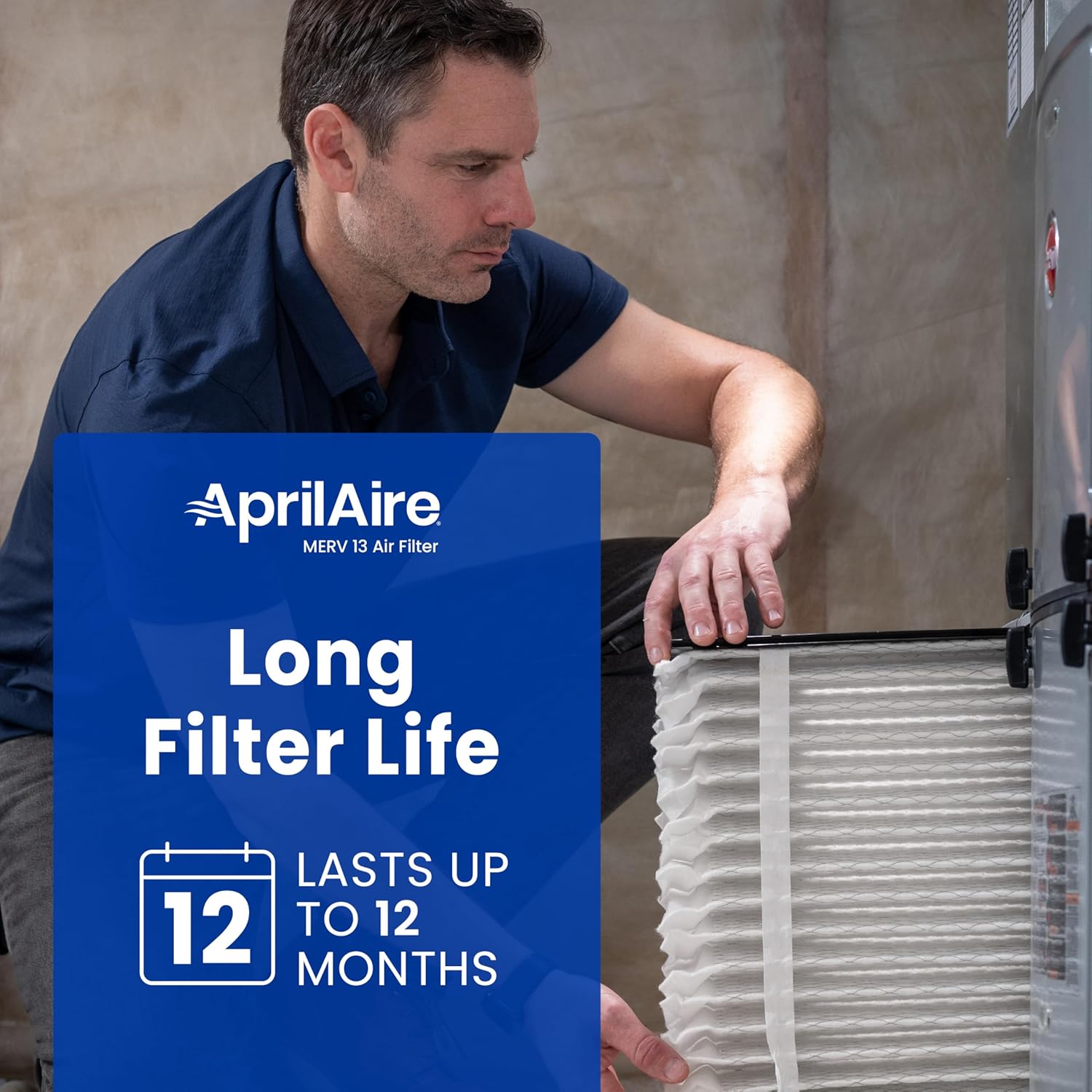 Thumbnail 5 de AprilAire 313 Replacement Filter (MERV 13) for AprilAire Whole House Air Purifiers—20x20x4 in. (Pack of 1)
