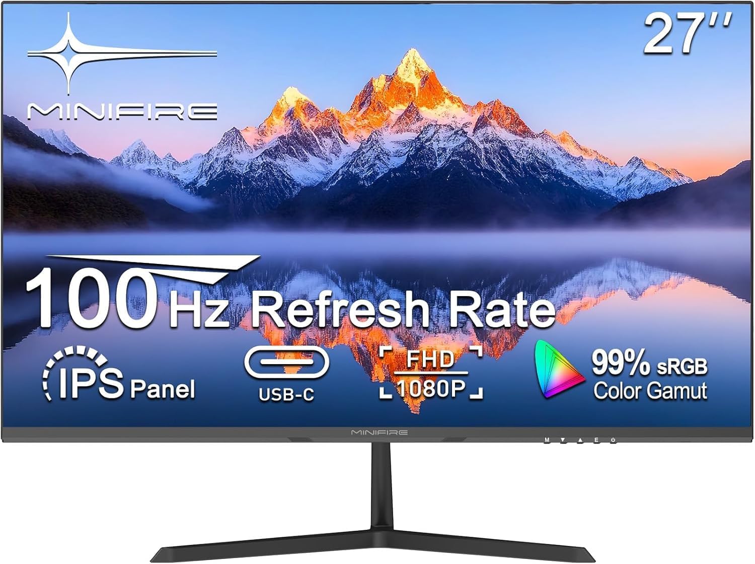 Detalle de Minifire 27" IPS FHD Monitor 120Hz, sRGB110%