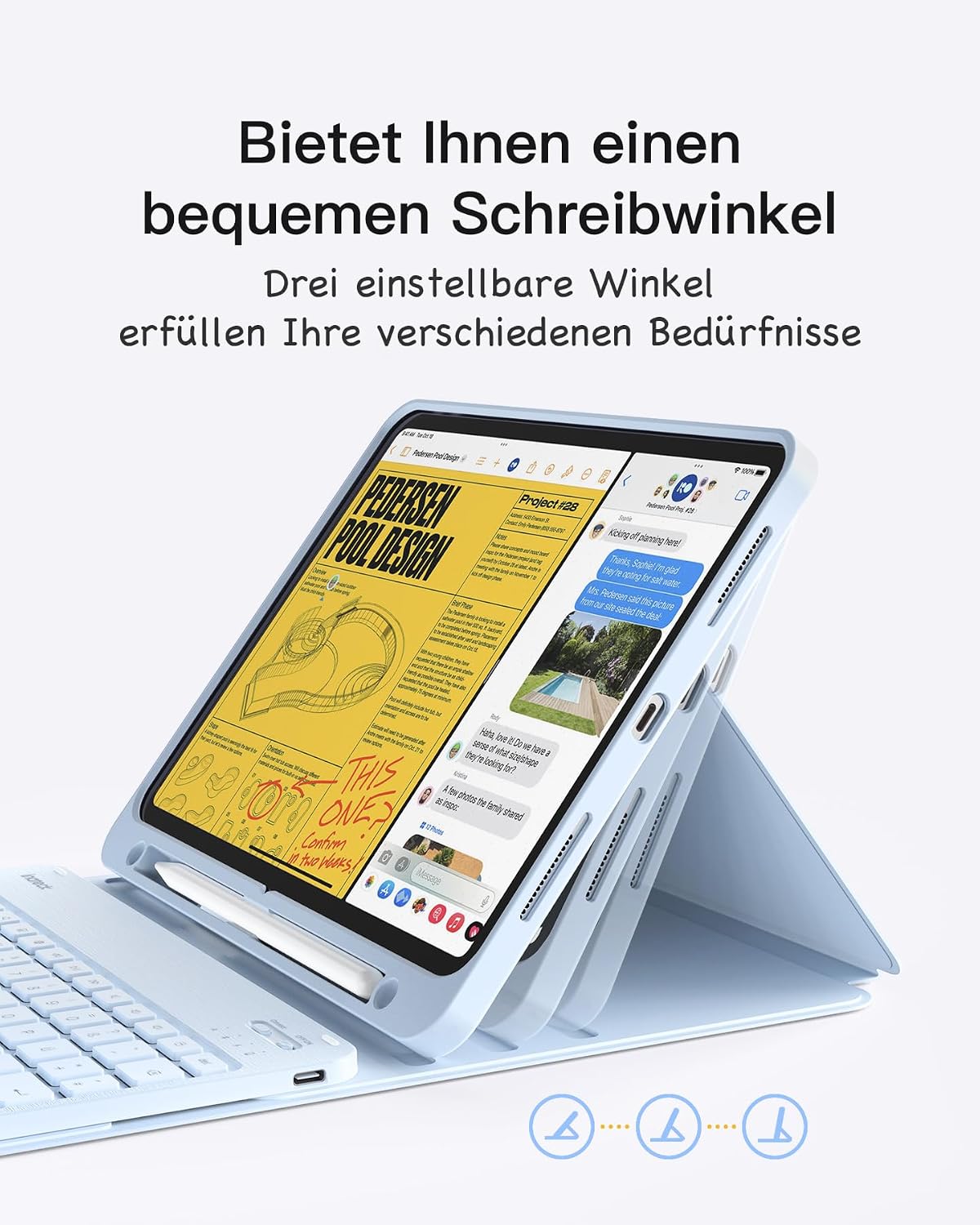 Thumbnail 4 de Inateck Classic KB04002 Tastatur Hülle 11"
