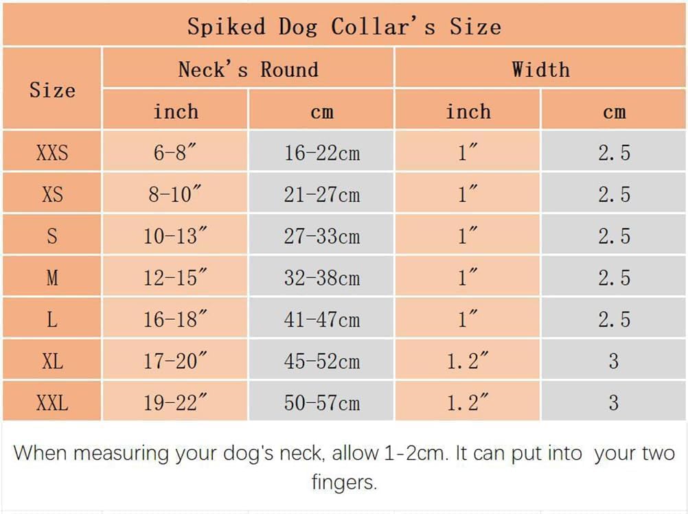 Thumbnail 2 de Spiked Dog Collars Studded Leather Rivet Puppy Collar (Adjustable) in Red