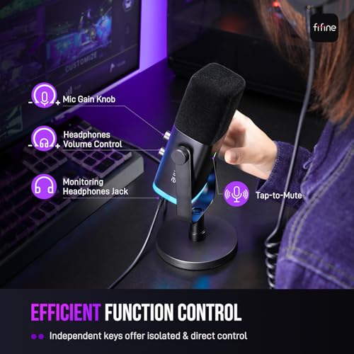 Thumbnail 7 de FIFINE AmpliGame AM8 USB/XLR Dynamic Microphone for Gaming Streaming