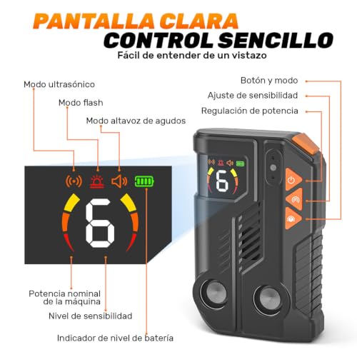 Detalle de Holercoco Antiladridos para Perros con AI Inteligente Ultrasonidos IPX6 Recargable