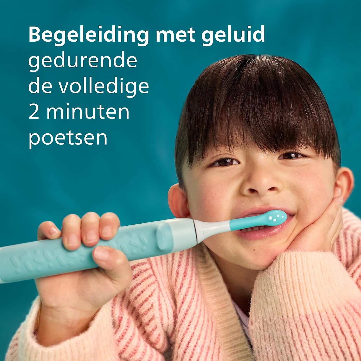 Thumbnail 6 de Philips Sonicare for Kids HX6500/23 elektrische tandenborstel, aquagroen