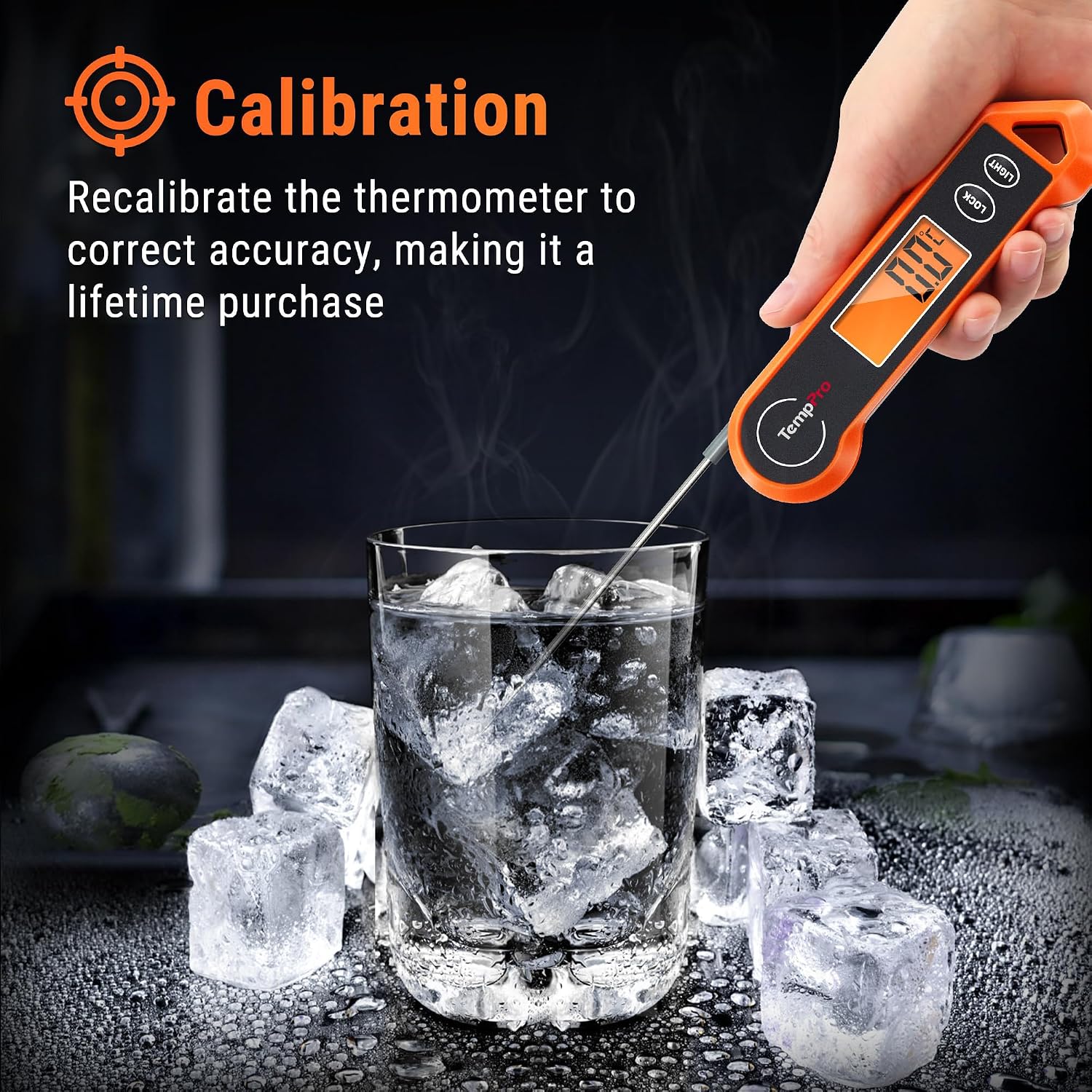 Detalle de TempPro TP19H Digital Meat Thermometer: Reliable, Fast and Waterproof