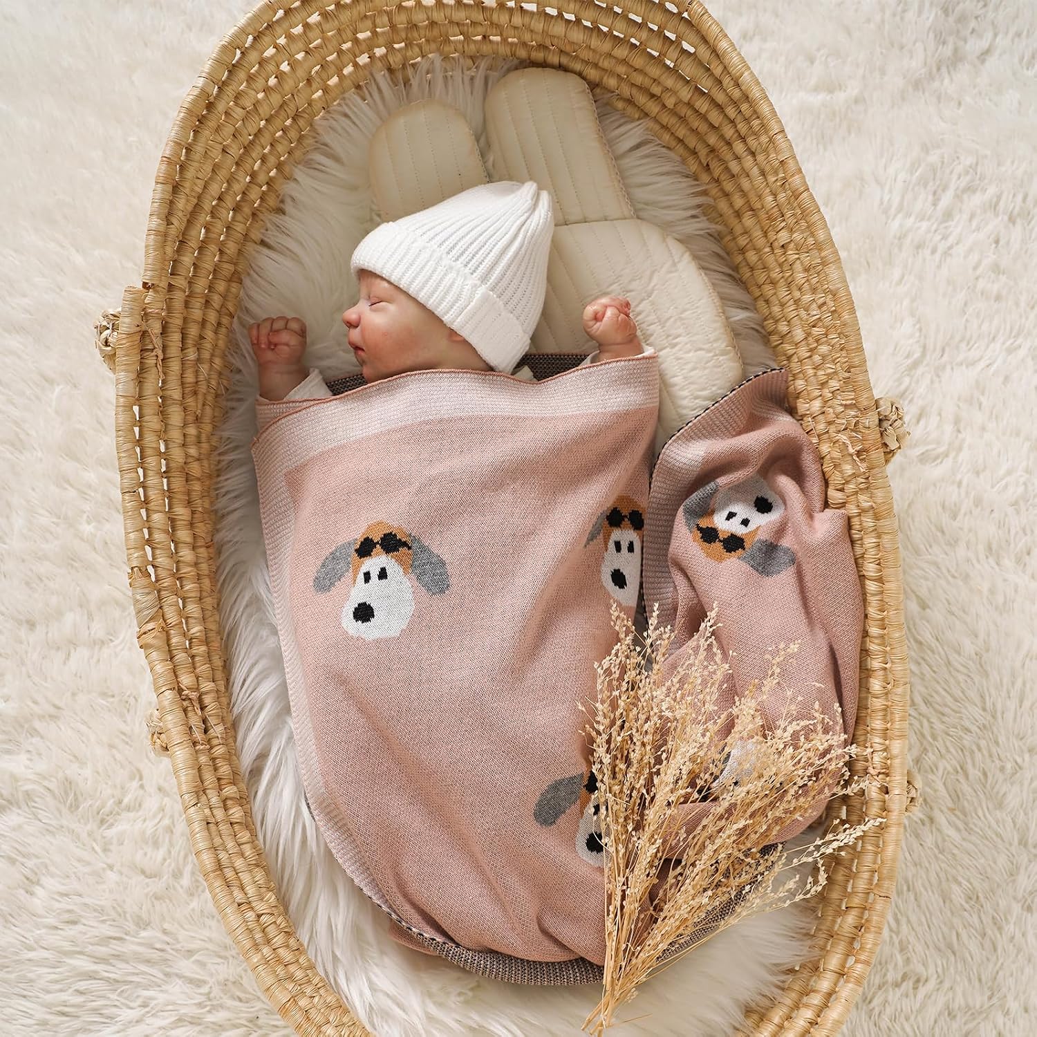 Detalle de Mimixiong Baby Blanket, 30 x 40 Inch
