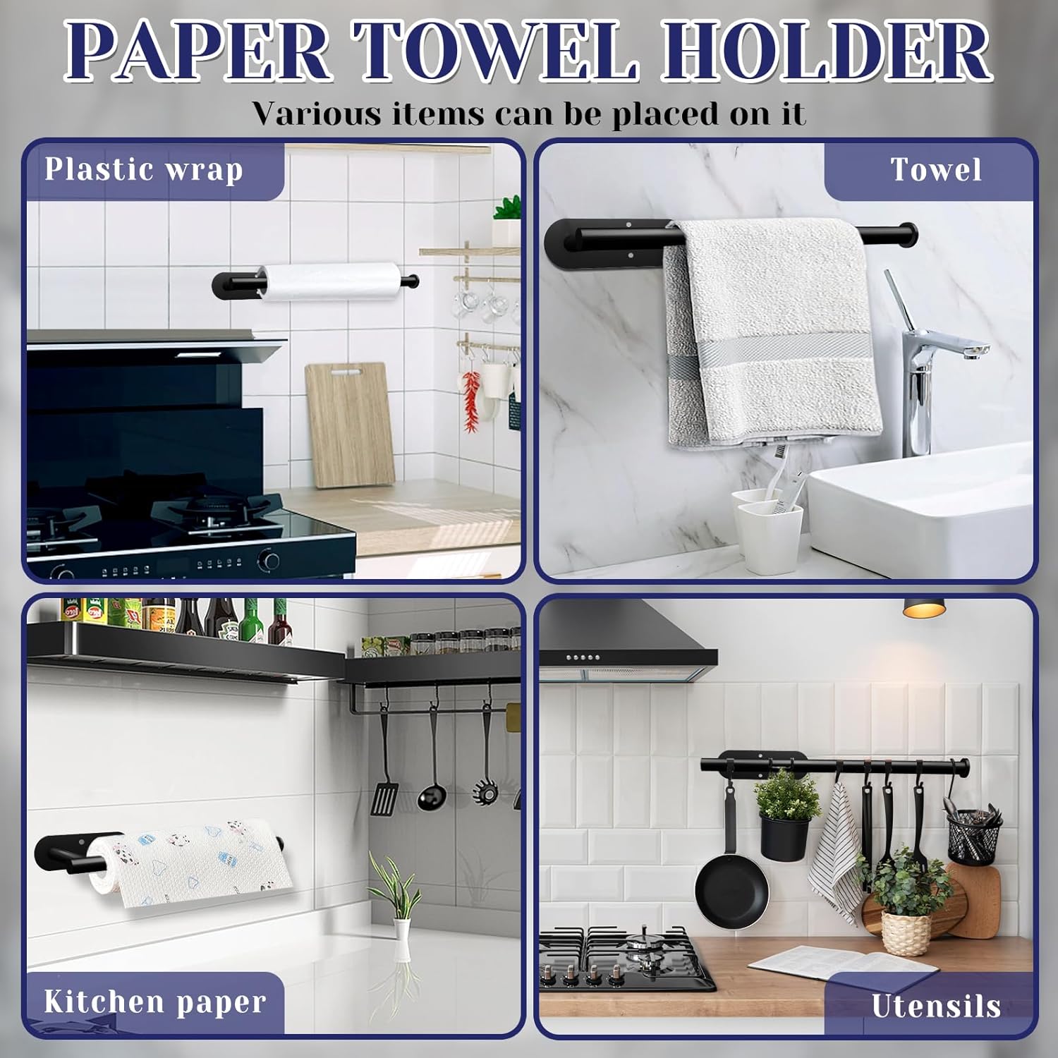 Thumbnail 1 de Paper Towel Holder Under Cabinet 🧻