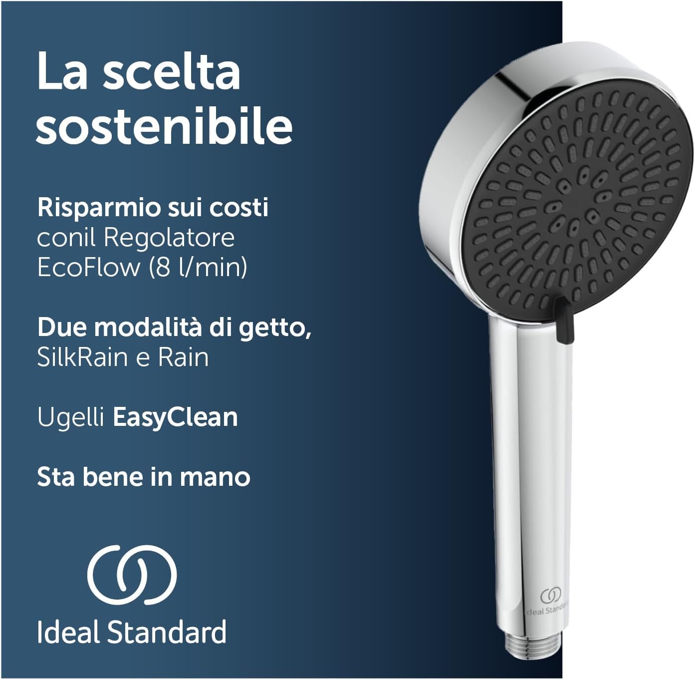 Thumbnail 1 de Ideal Standard Idealrain Alu+ Doccetta multifunzione: versatilità e risparmio in un design moderno