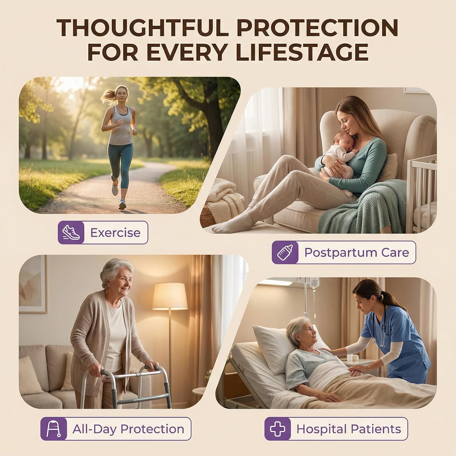 Thumbnail 6 de Incontinence Pants for Women Washable, Leakproof High-Waisted Period Underwear (4XL) – 3Pack