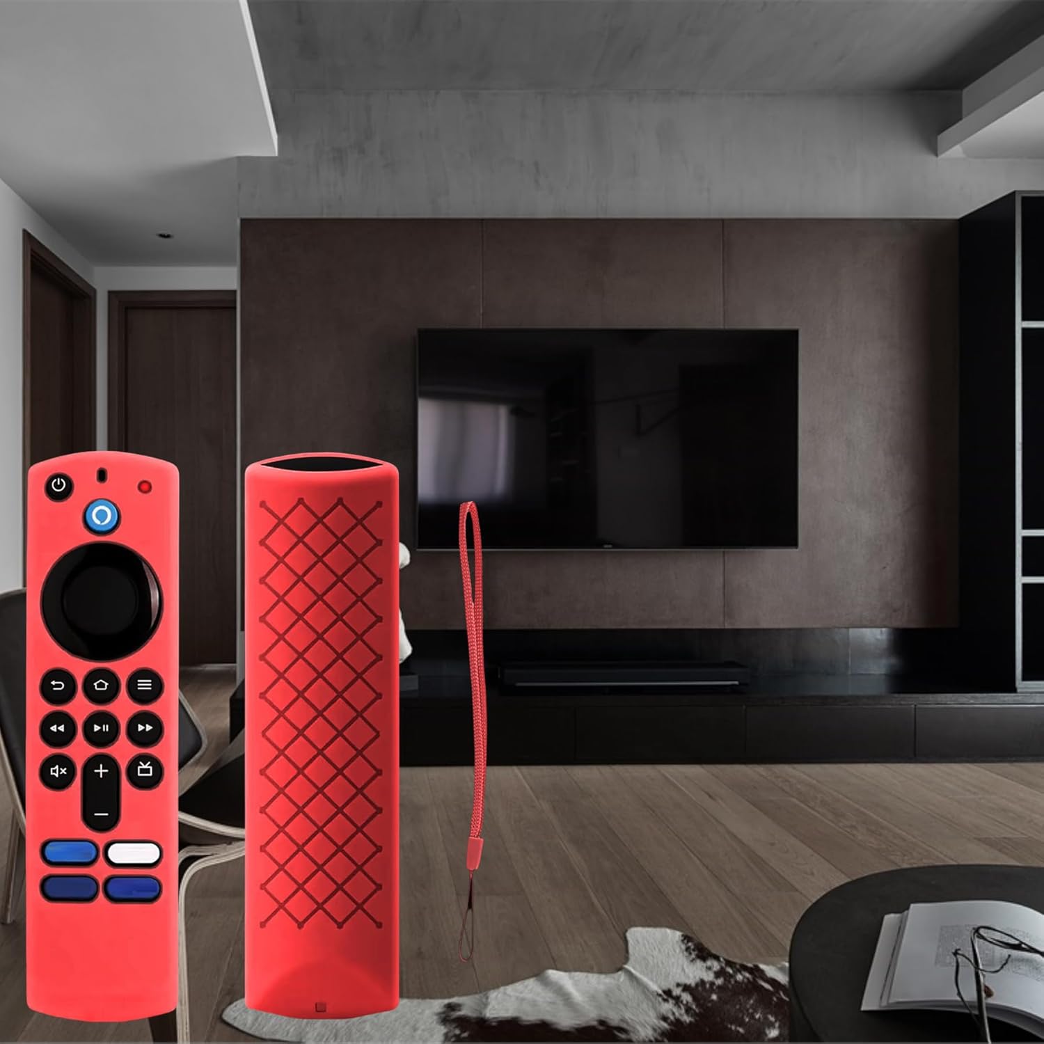 Thumbnail 3 de Avtbeisty Remote Cover Compatible with 3rd Gen Voice Remote (2021) – anti-slip silicone case with lanyard