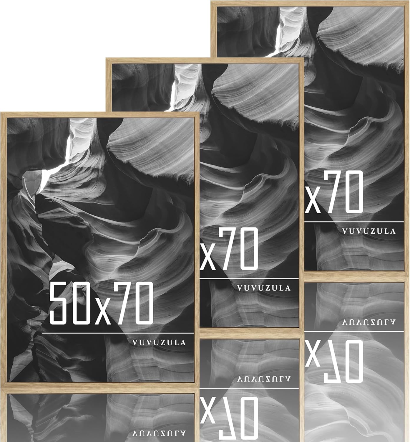 Thumbnail 6 de VUVUZULA Bilderrahmen A3 Holz 30x42cm 3er Set