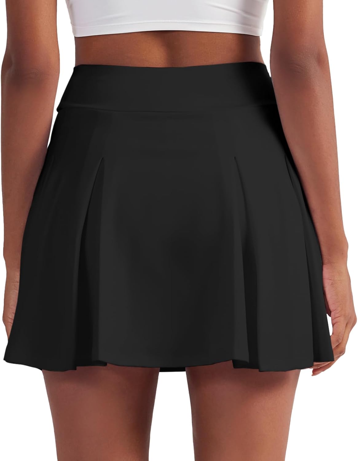 Detalle de VUTRU Tennisrock für Damen – Activewear Rock mit Rose Drunter, Shorts-Innenlayer, Skort-Design
