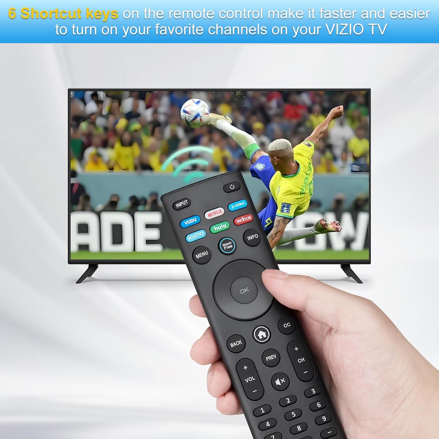 Thumbnail 3 de VIZIO XRT140 Remote 40 ft range