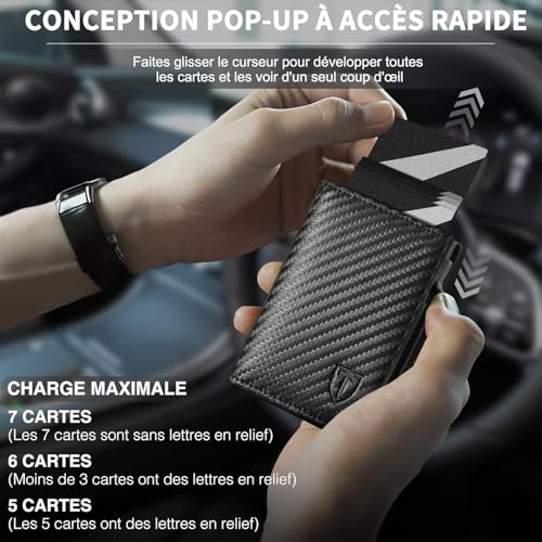 Thumbnail 2 de TEEHON Portefeuille Homme en Cuir – Blocage RFID & Poche à Monnaie