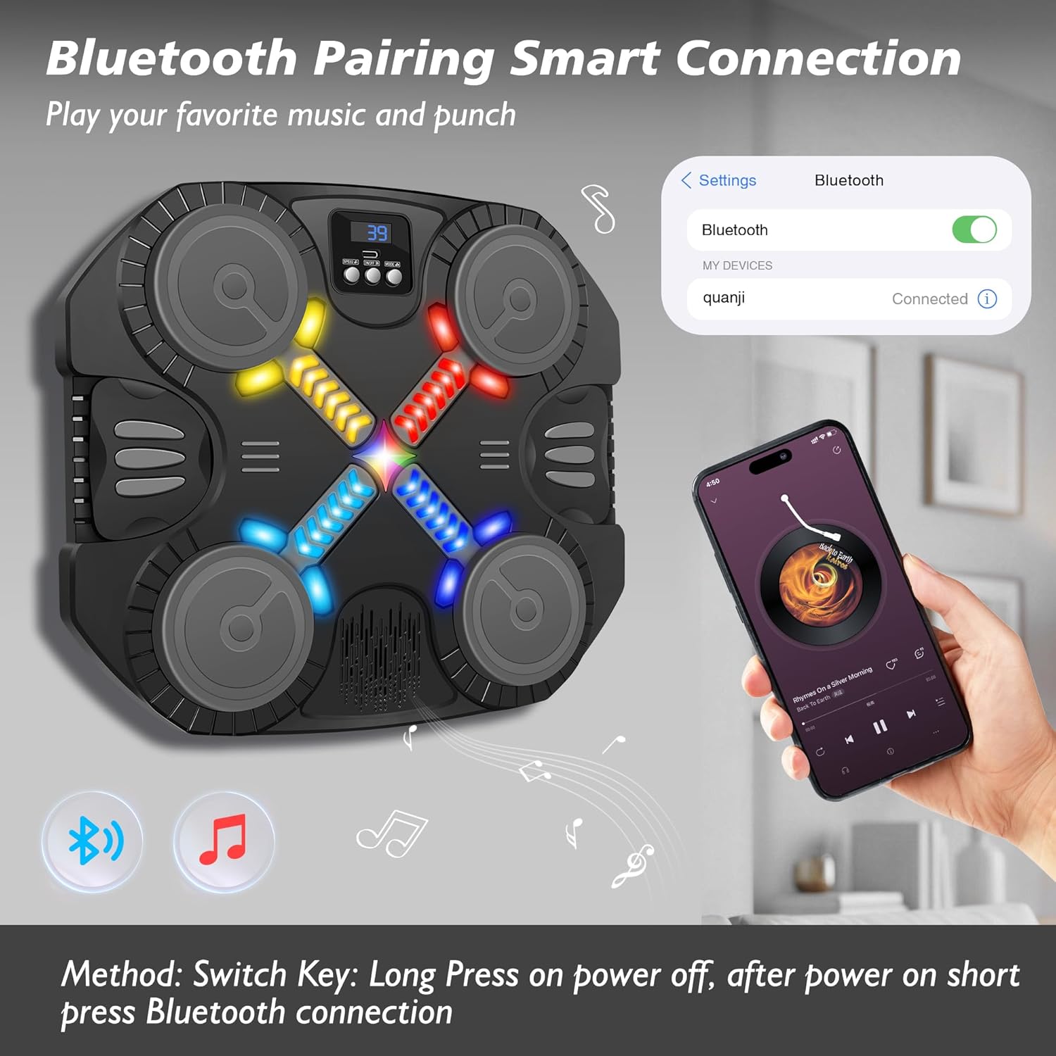 Thumbnail 1 de Music Boxing Machine Wall Mount Target